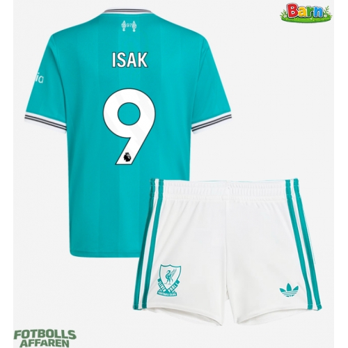 Liverpool Alexander Isak #9 Tredjeställ Barn 2025-26 Kortärmad (+ Korta byxor)